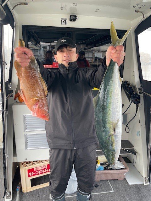 アコウ(キジハタ)・ハマチ(ブリ)