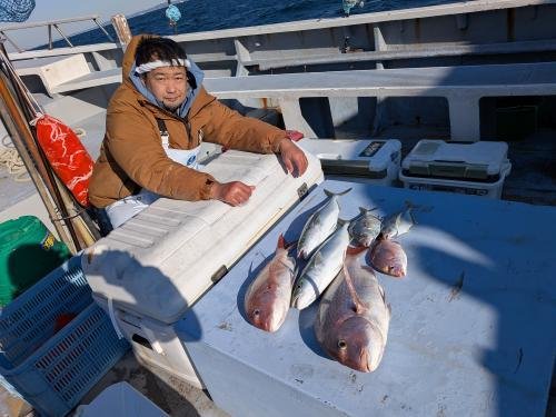 マダイ・カイワリ・イナダ(ブリ)