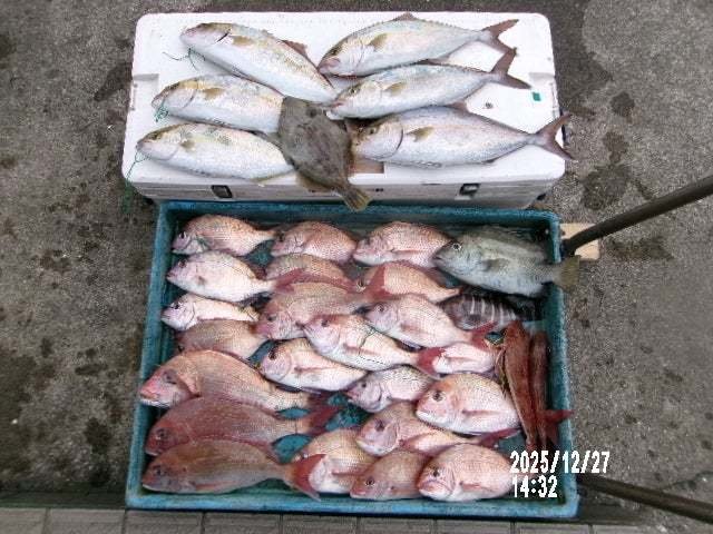 マダイ・マハタ・カンパチ・ホウボウ・カワハギ