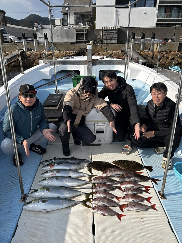 マダイ・メジロ(ブリ)・サワラ・ヒラメ