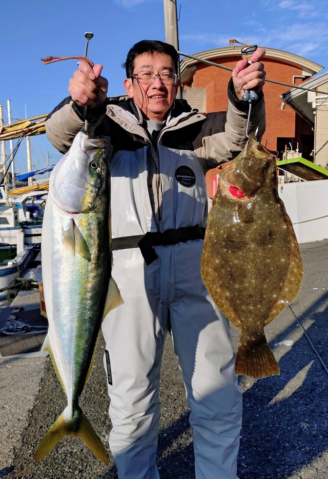 ワラサ(ブリ)・ヒラメ