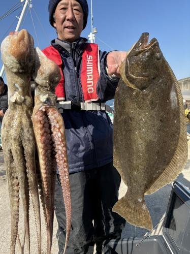 ヒラメ・マダコ