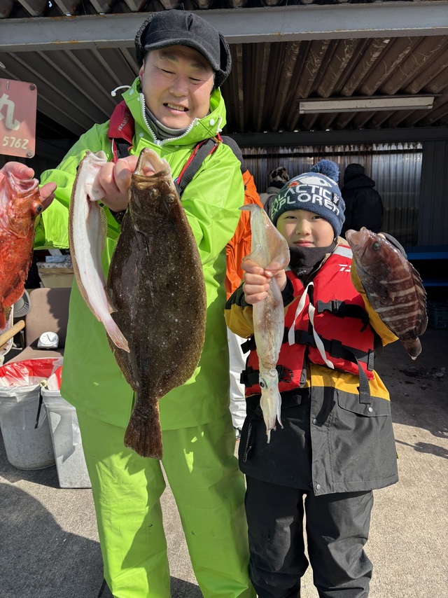 ヒラメ・ヤリイカ