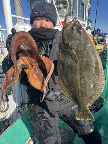 ヒラメ・マダコ