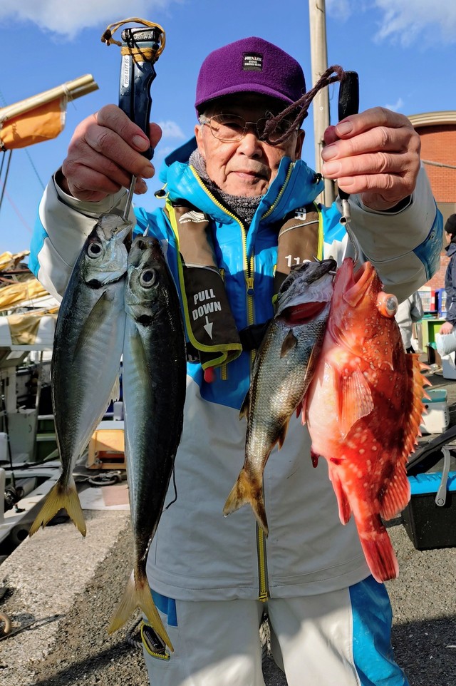 アジ(マアジ)・クロムツ・カンコ(ウッカリカサゴ)