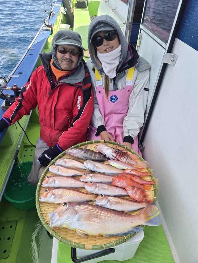 マハタ・アマダイ(アカアマダイ)・ミノカサゴ・ヒメコダイ