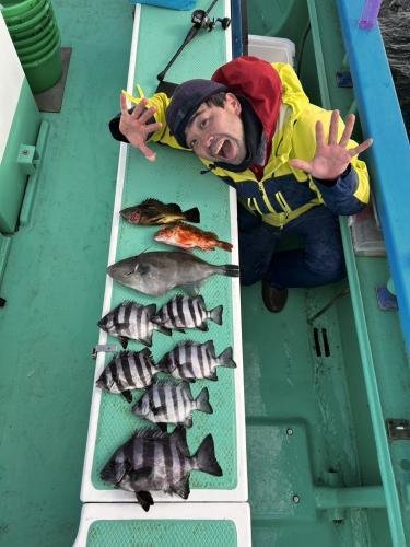 イシダイ・カサゴ・メバル・ウマズラ(ウマヅラハギ)