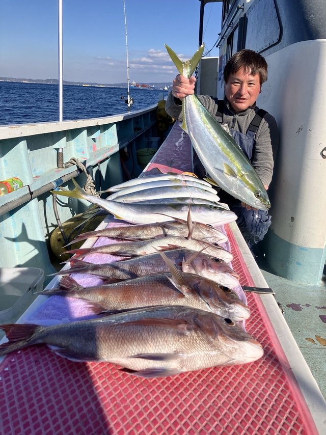 マダイ・イナダ(ブリ)・ワラサ(ブリ)