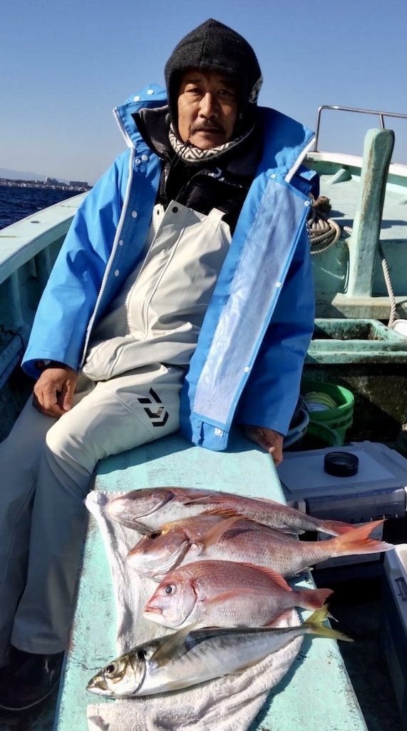 マダイ・ハナダイ(チダイ)・アジ(マアジ)