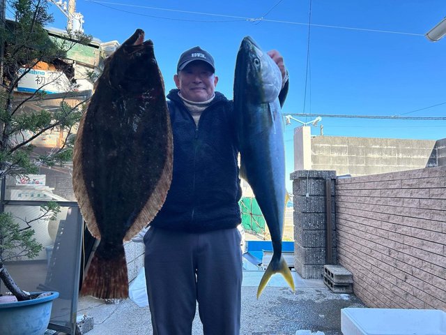 ワラサ(ブリ)・ヒラメ