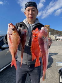 マダイ・アマダイ(アカアマダイ)・キントキ(チカメキントキ)