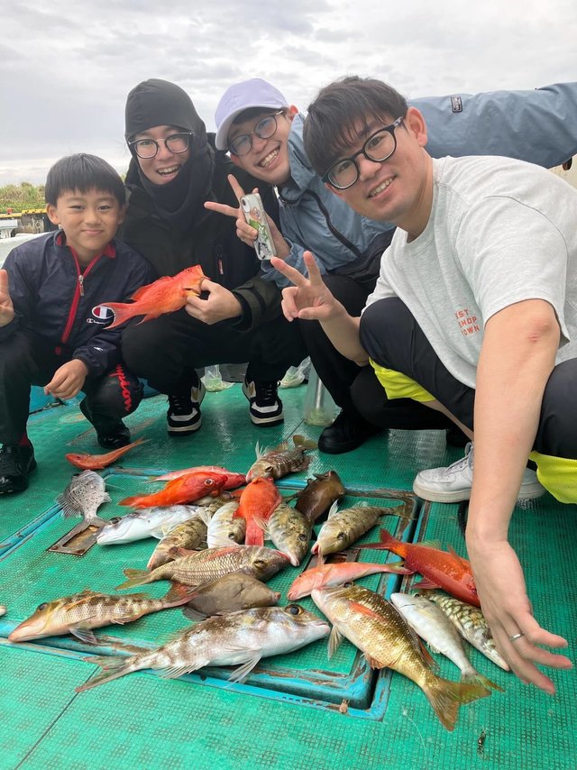 バラハタ・ユカタハタ・アカハタ・フエフキ(ハマフエフキ)・シロダイ