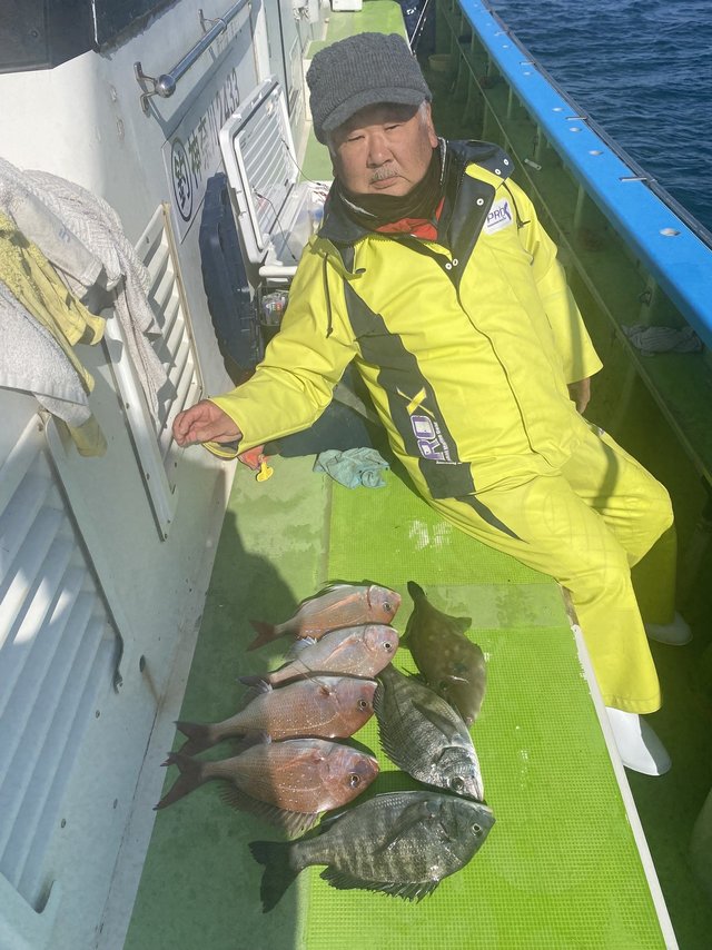 マダイ・ハナダイ(チダイ)・クロダイ・ウマヅラ(ウマヅラハギ)