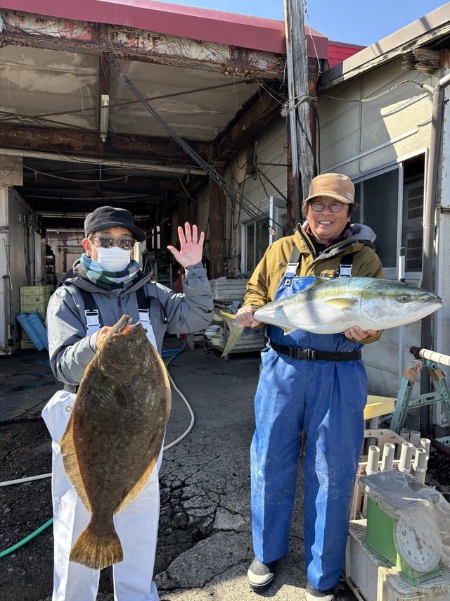 ワラサ(ブリ)・ヒラメ