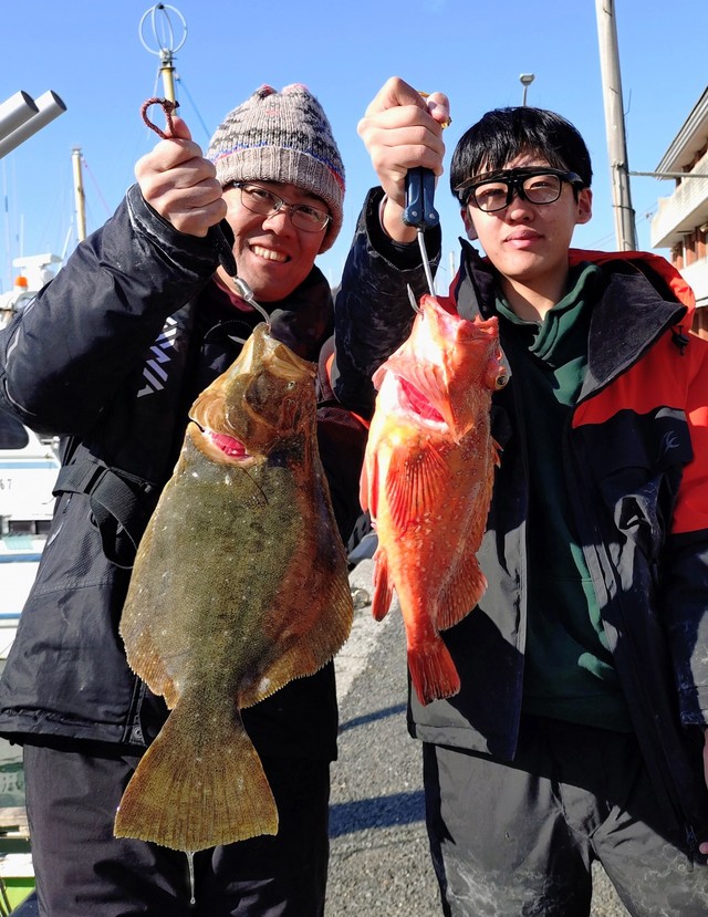 カンコ(ウッカリカサゴ)・ヒラメ