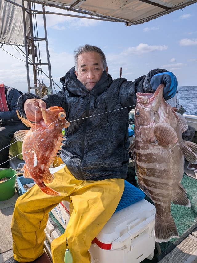 タカバ(マハタ)・アラカブ(カサゴ)