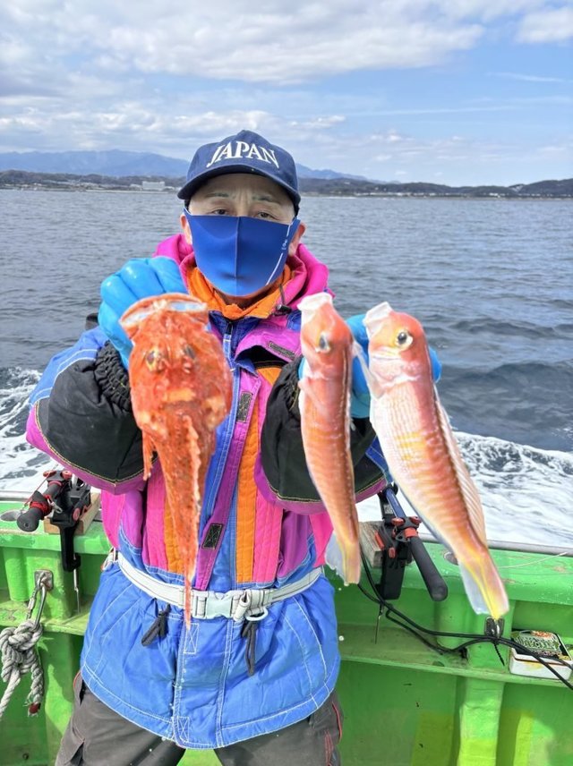 アマダイ(アカアマダイ)・オニカサゴ