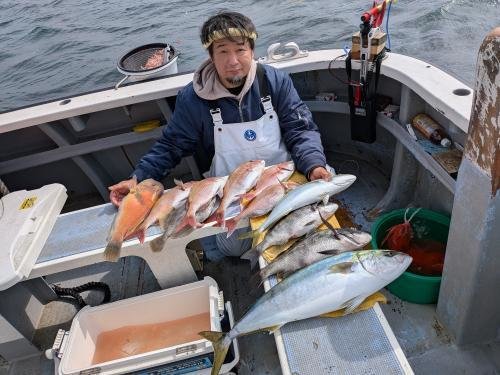 マダイ・クロダイ・イナダ(ブリ)・ワラサ(ブリ)