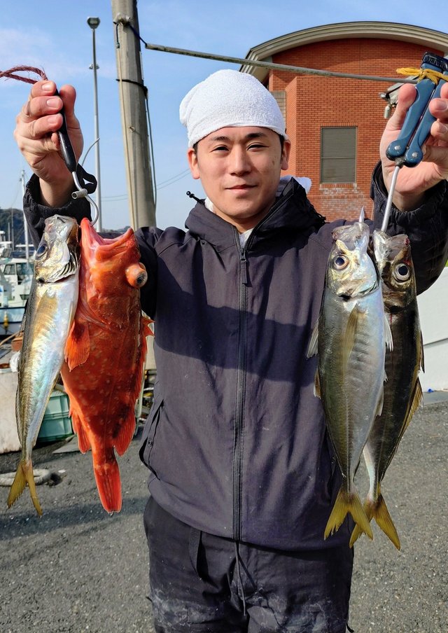 アジ(マアジ)・カンコ(ウッカリカサゴ)