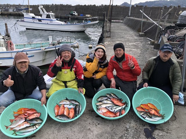ハナダイ(チダイ)・アカイサキ・アジ(マアジ)・イサキ・キントキ(チカメキントキ)・サバ(ゴマサバ)