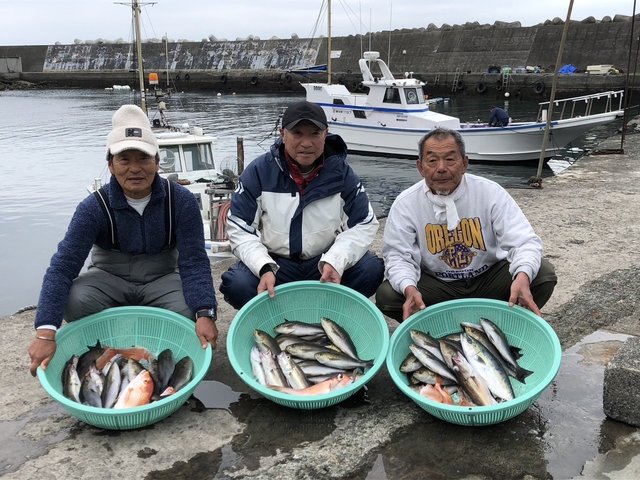 レンコダイ(キダイ)・アラ・イナダ(ブリ)・イサキ・アマダイ(アカアマダイ)