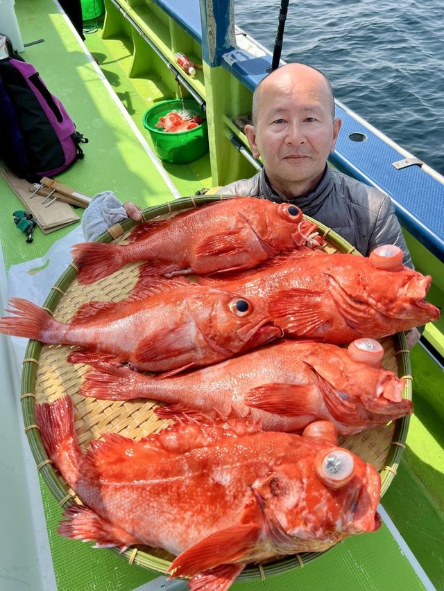 アコウダイ・ユメカサゴ・キンメ(キンメダイ)
