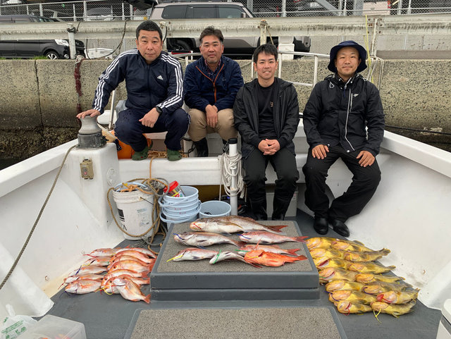 タイ(マダイ)・レンコ(キダイ)・アオナ(アオハタ)