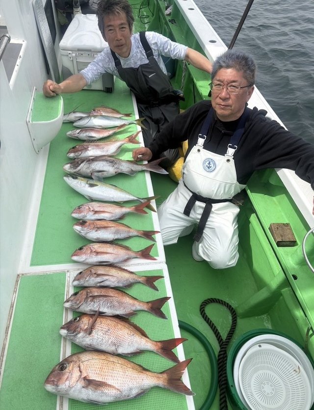 マダイ・ハナダイ(チダイ)・イナダ(ブリ)