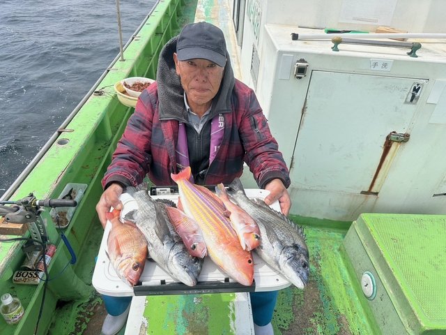 タイ(マダイ)・クロダイ・アマダイ(アカアマダイ)・イトヨリ(イトヨリダイ)