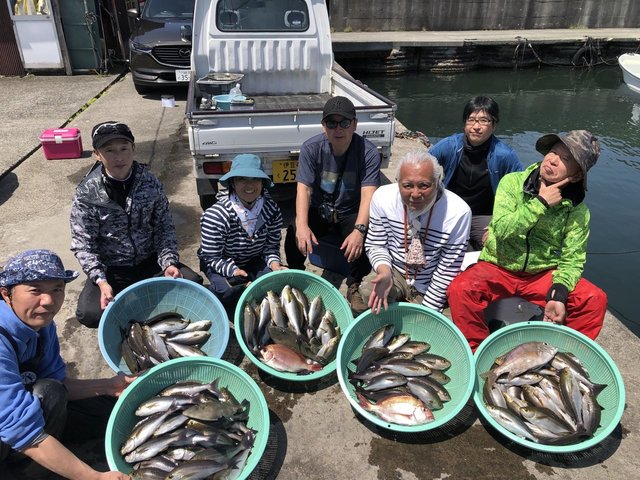 マダイ・メイチダイ・イサキ・ウマズラ(ウマヅラハギ)