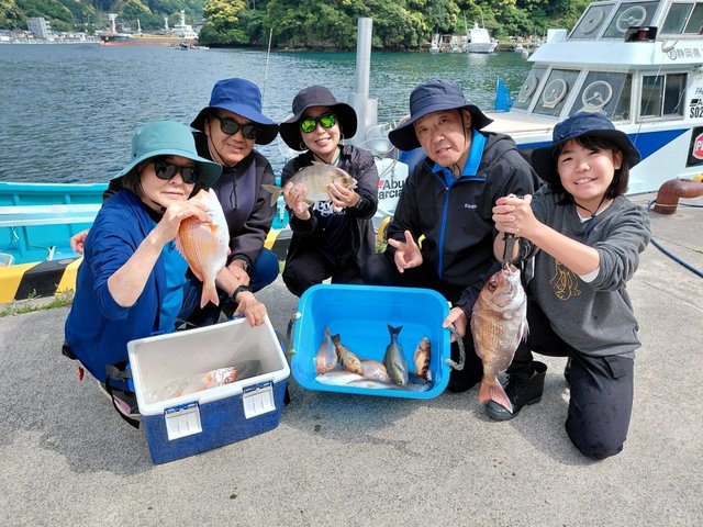 マダイ・レンコダイ(キダイ)・カイワリ・イサキ
