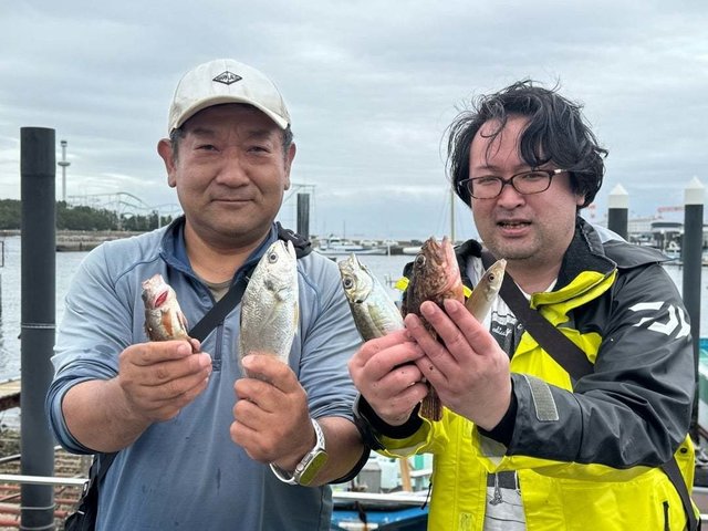 シロギス・アジ(マアジ)・シログチ・カサゴ・メバル