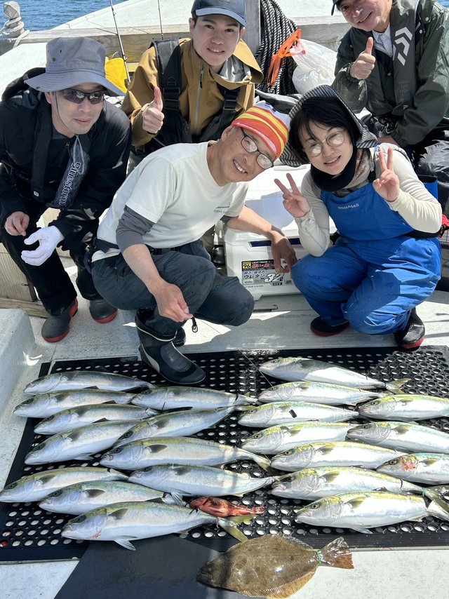 ワラサ(ブリ)・ヒラメ