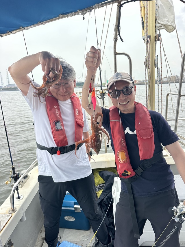 マダコ・シーバス・カサゴの釣果写真
