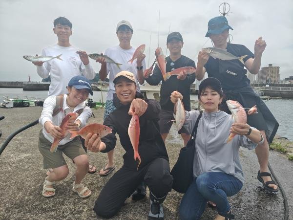 ハナダイ(チダイ)・アジ(マアジ)・アマダイ(アカアマダイ)・イトヨリ(イトヨリダイ)