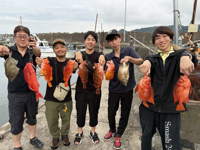 キントキ(チカメキントキ)・オジサン・オニカサゴ・ウッカリカサゴ・アヤメカサゴ・ウマヅラ(ウマヅラハギ)