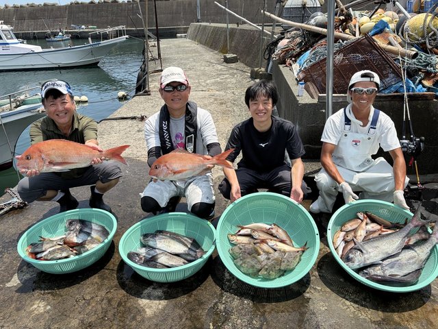 マダイ・ヒメダイ・メダイ・カワハギ