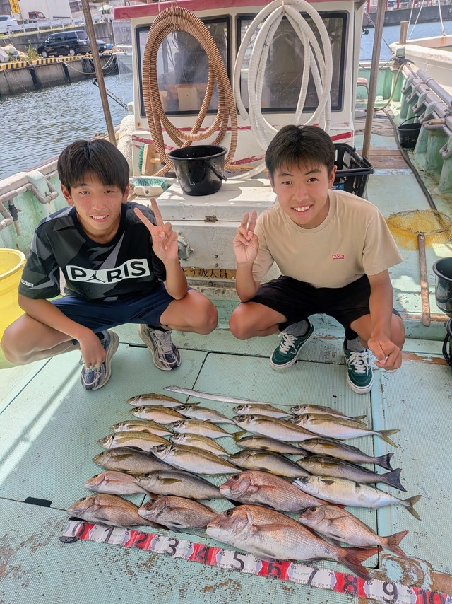 タイ(マダイ)・アジ(マアジ)・イサギ(イサキ)・マサバ