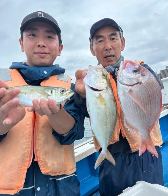 ハナダイ(チダイ)・マアジ