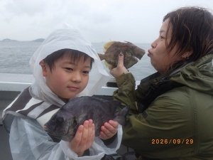 サンバソウ(イシダイ)・カワハギ