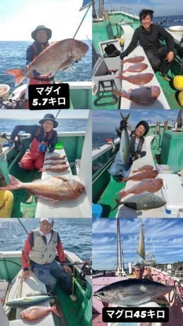 マダイ・シマアジ・ワラサ(ブリ)
