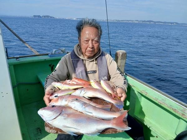 マダイ・アマダイ(アカアマダイ)・イトヨリ(イトヨリダイ)